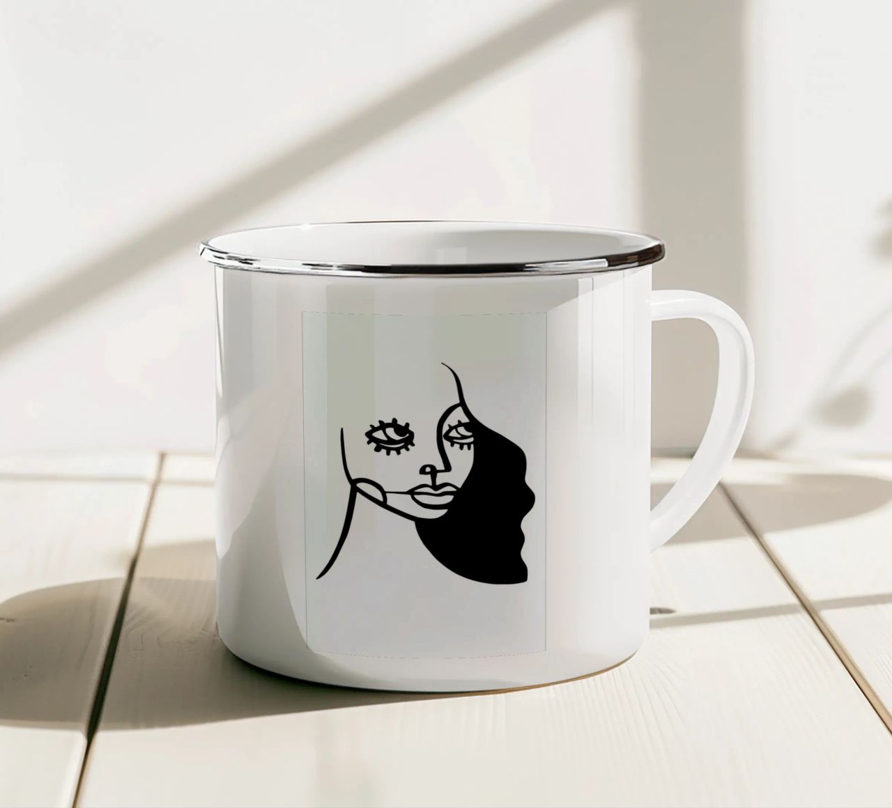 Deneb tazza in smalto da Ninhol