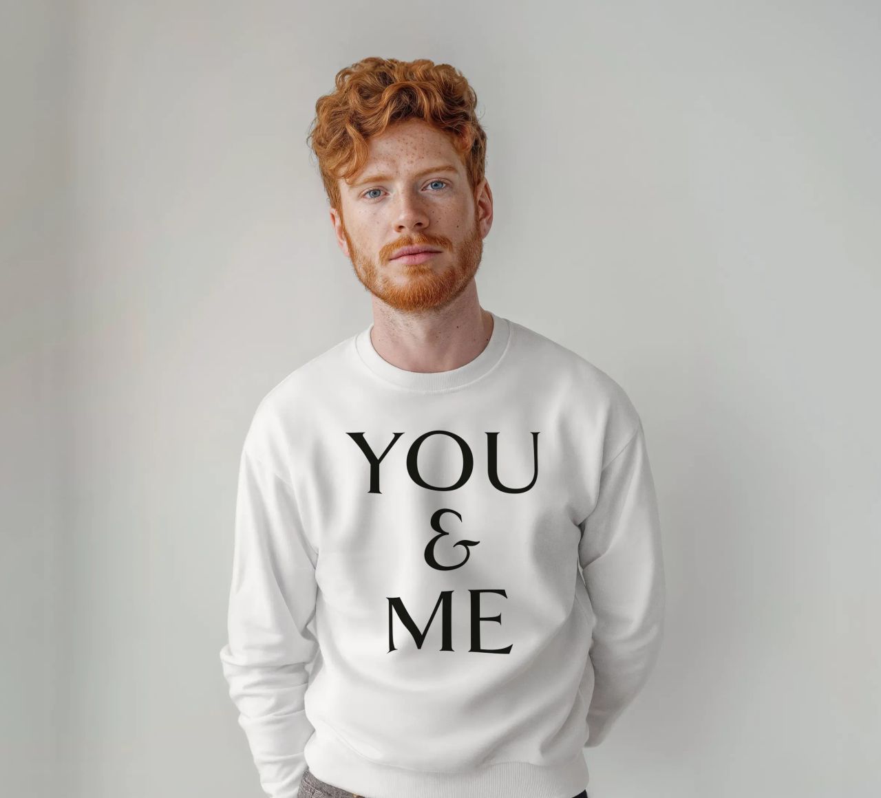 DU & ICH Sweatshirt von Katja Stehle Design