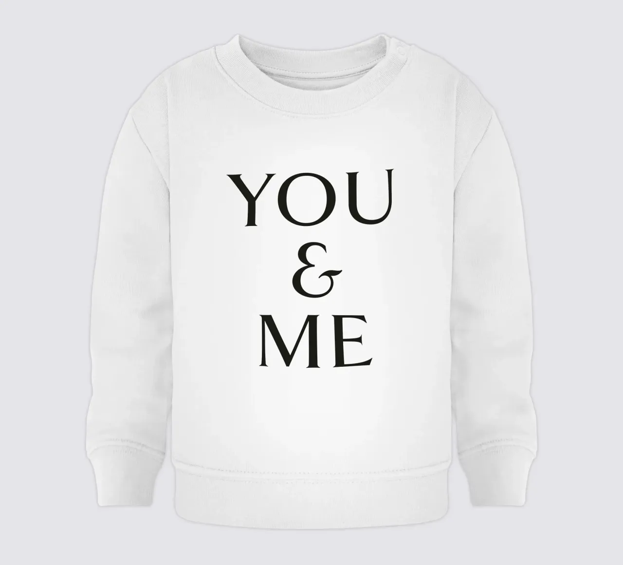 TU E ME felpa neonato da Katja Stehle Design