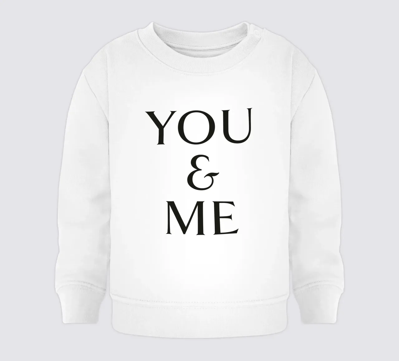 DU & ICH Baby Sweatshirt von Katja Stehle Design