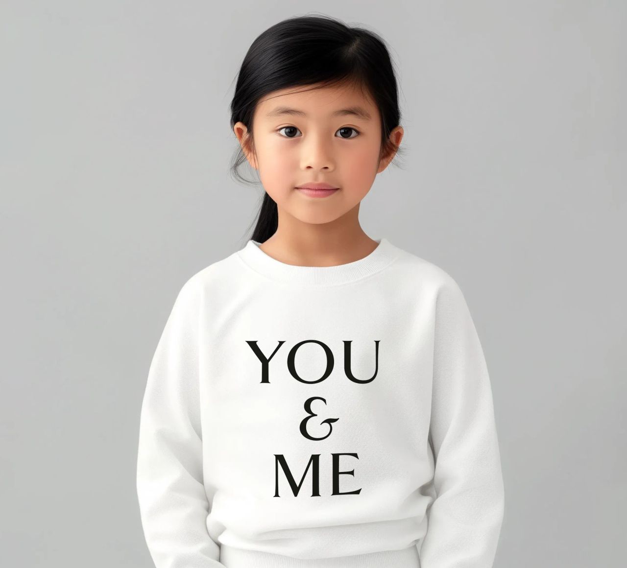 TU E ME felpa bambino da Katja Stehle Design