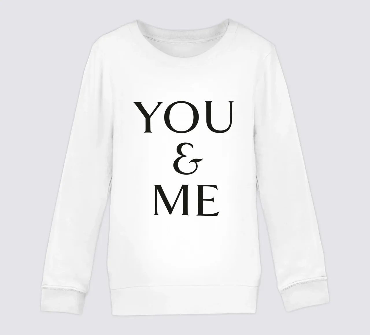 TU E ME felpa bambino da Katja Stehle Design