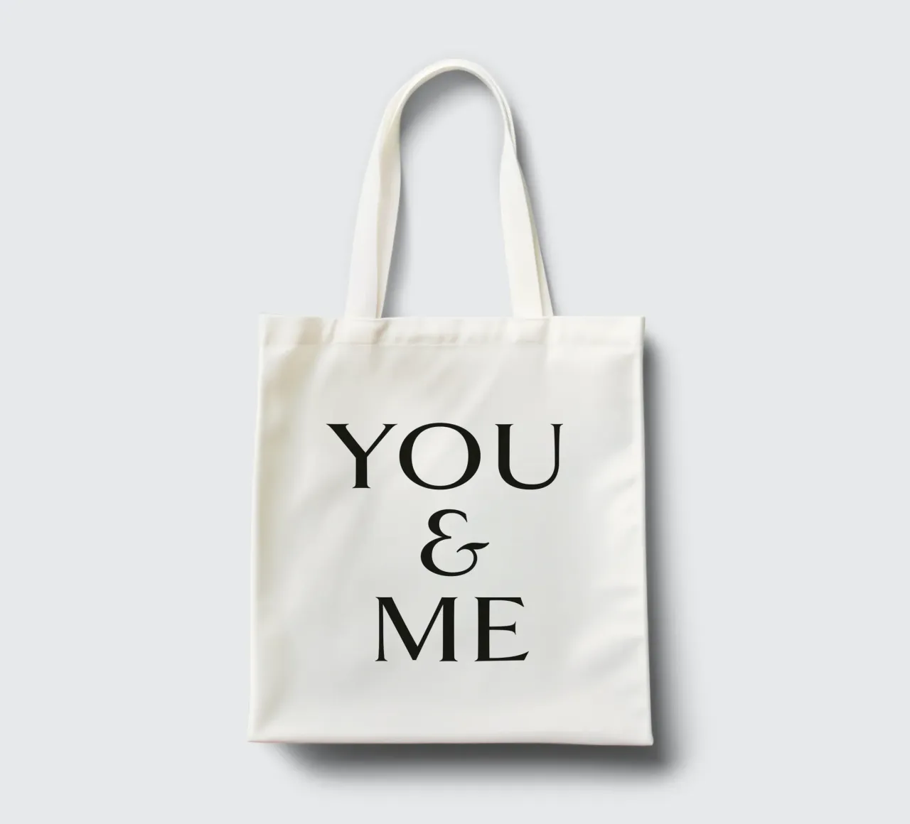 TU E ME borsa in juta da Katja Stehle Design