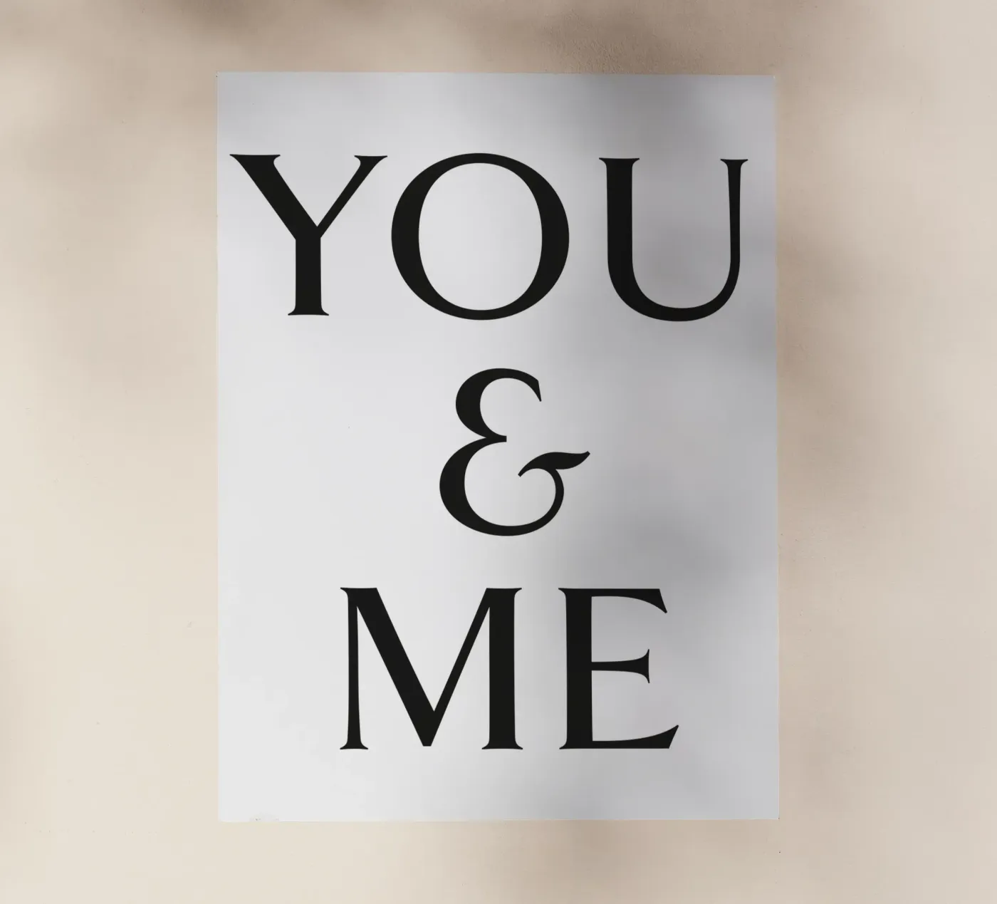 TU E ME pellicola backlit da Katja Stehle Design