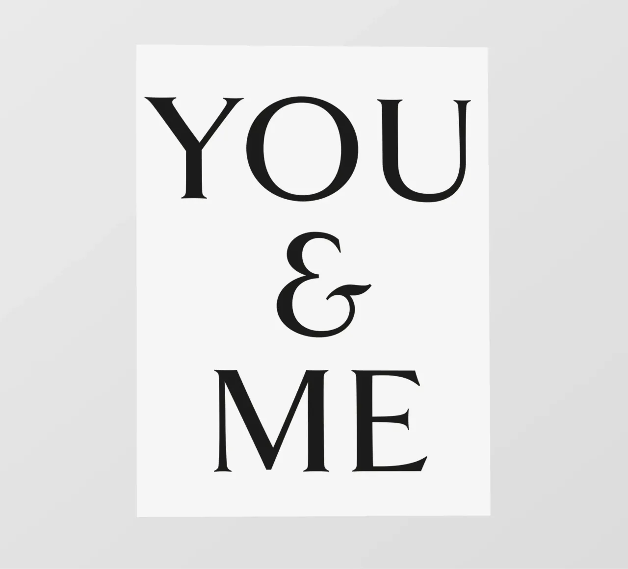 TU E ME pellicola backlit da Katja Stehle Design