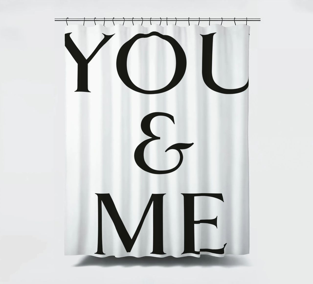 DU & ICH Duschvorhang von Katja Stehle Design