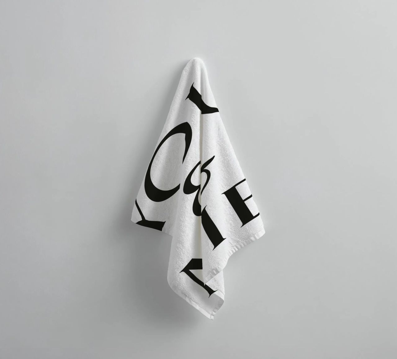DU & ICH Handtuch von Katja Stehle Design