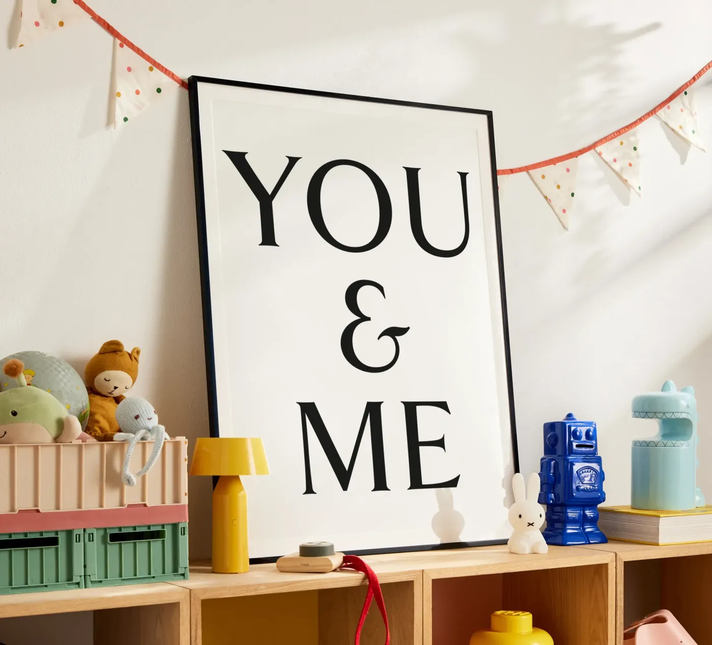 YOU & ME poster van Katja Stehle Design