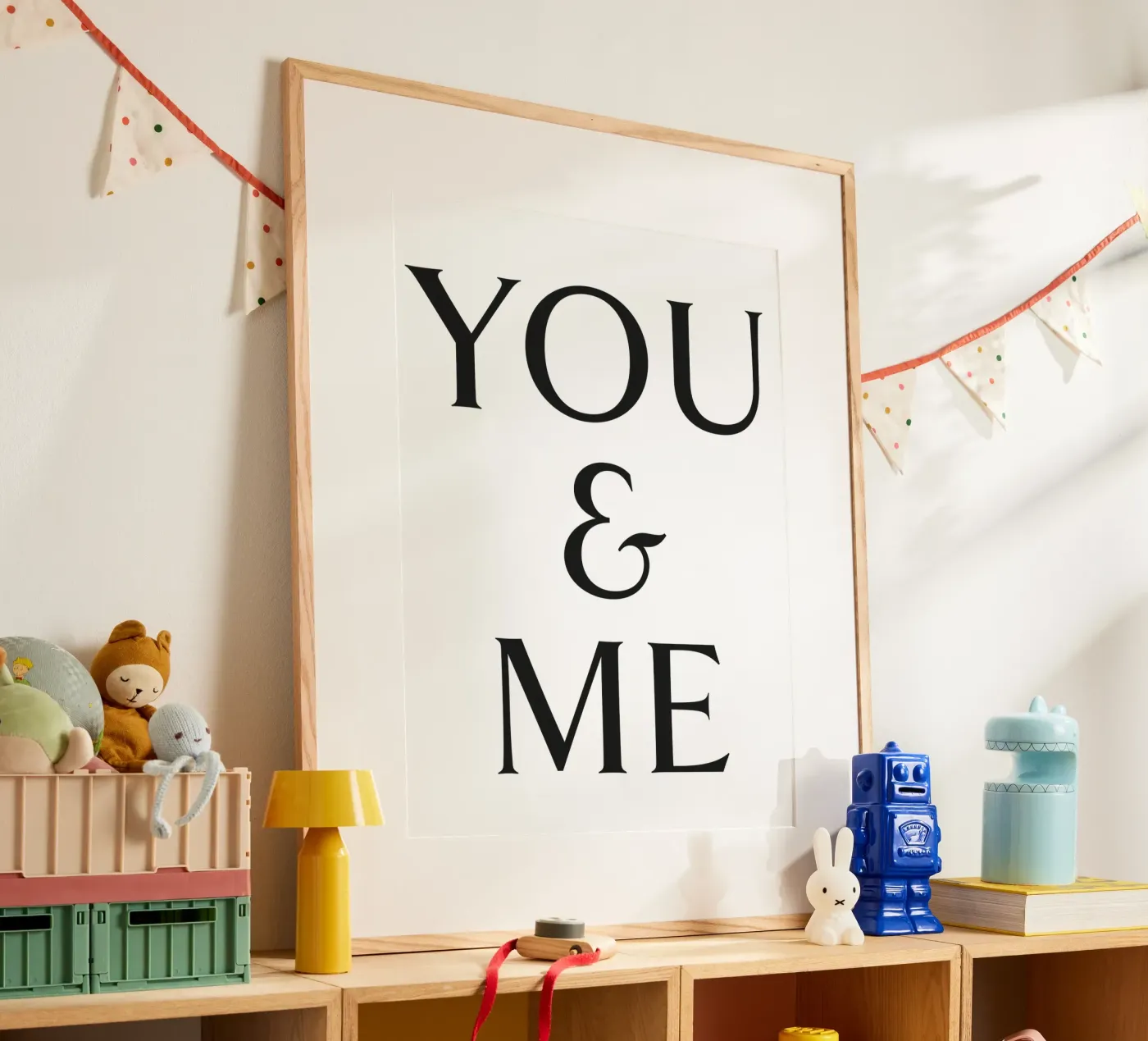 YOU & ME poster van Katja Stehle Design