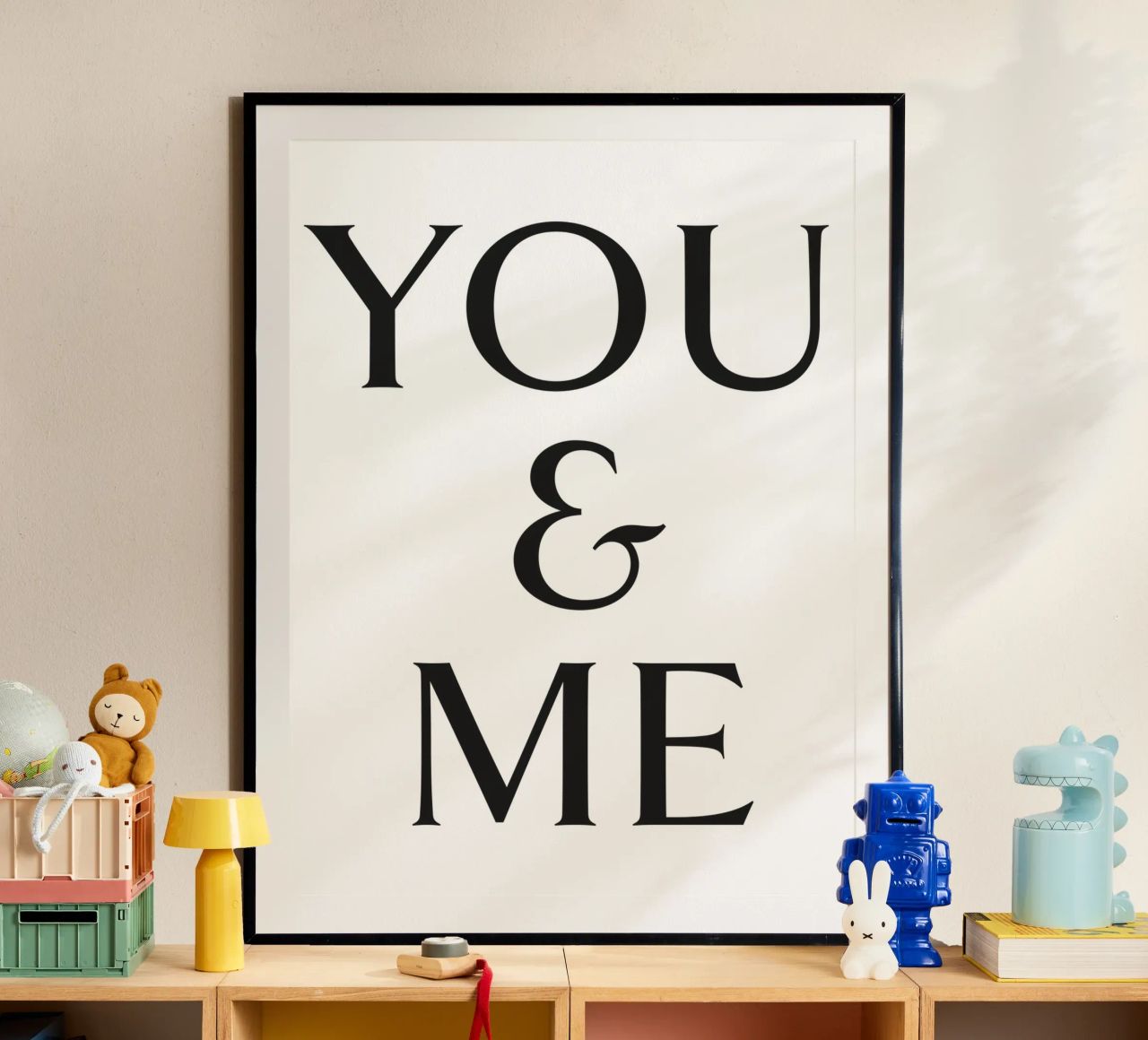 DU & ICH Poster von Katja Stehle Design