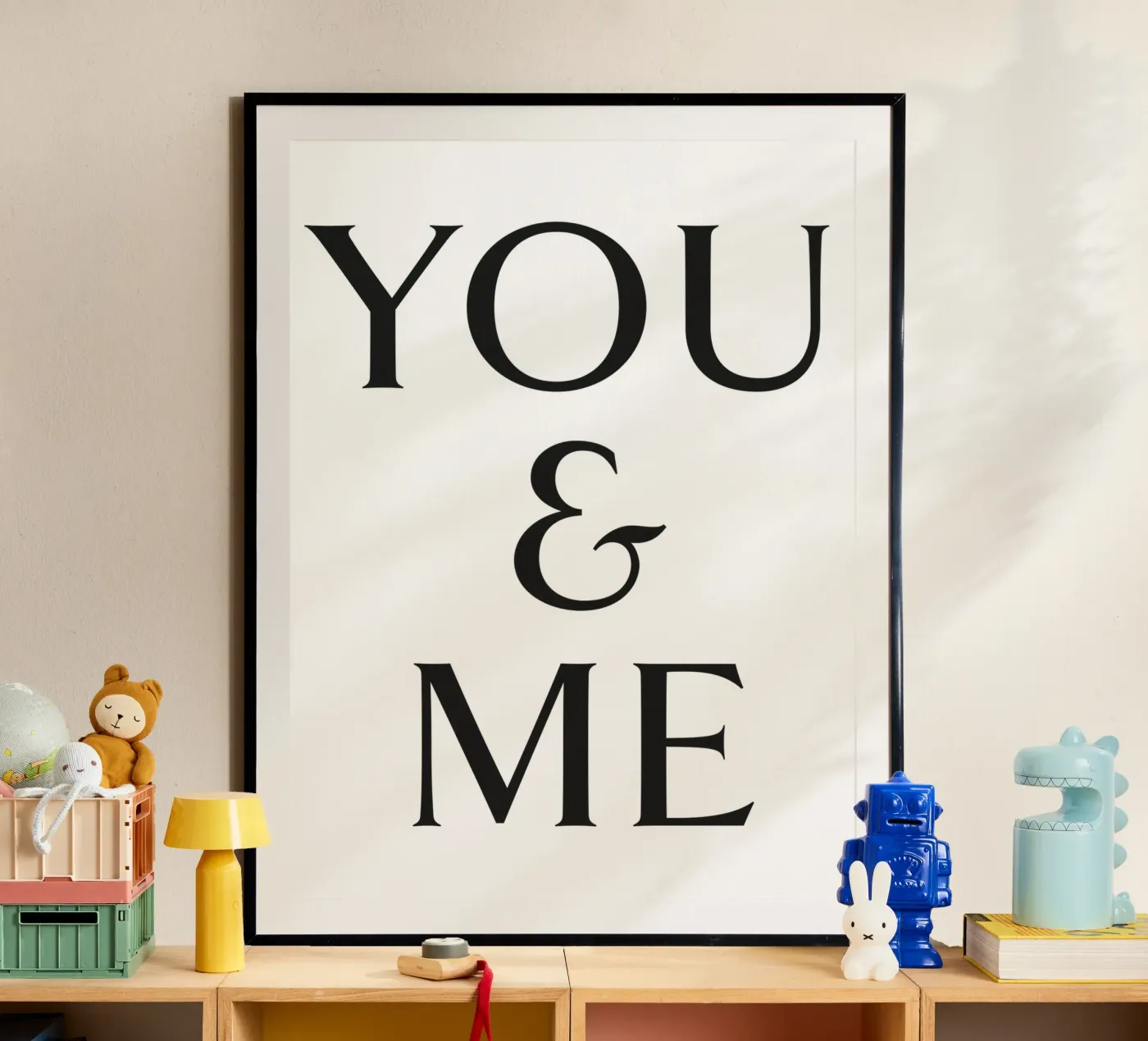 YOU & ME poster van Katja Stehle Design
