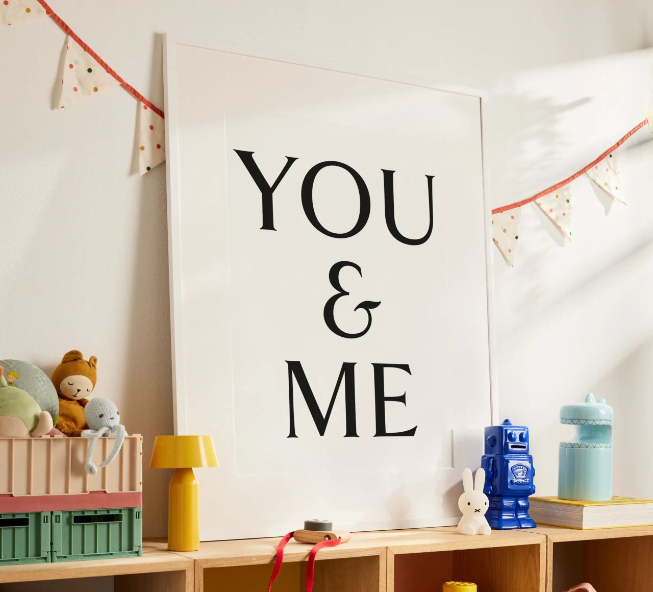 DU & ICH Poster von Katja Stehle Design