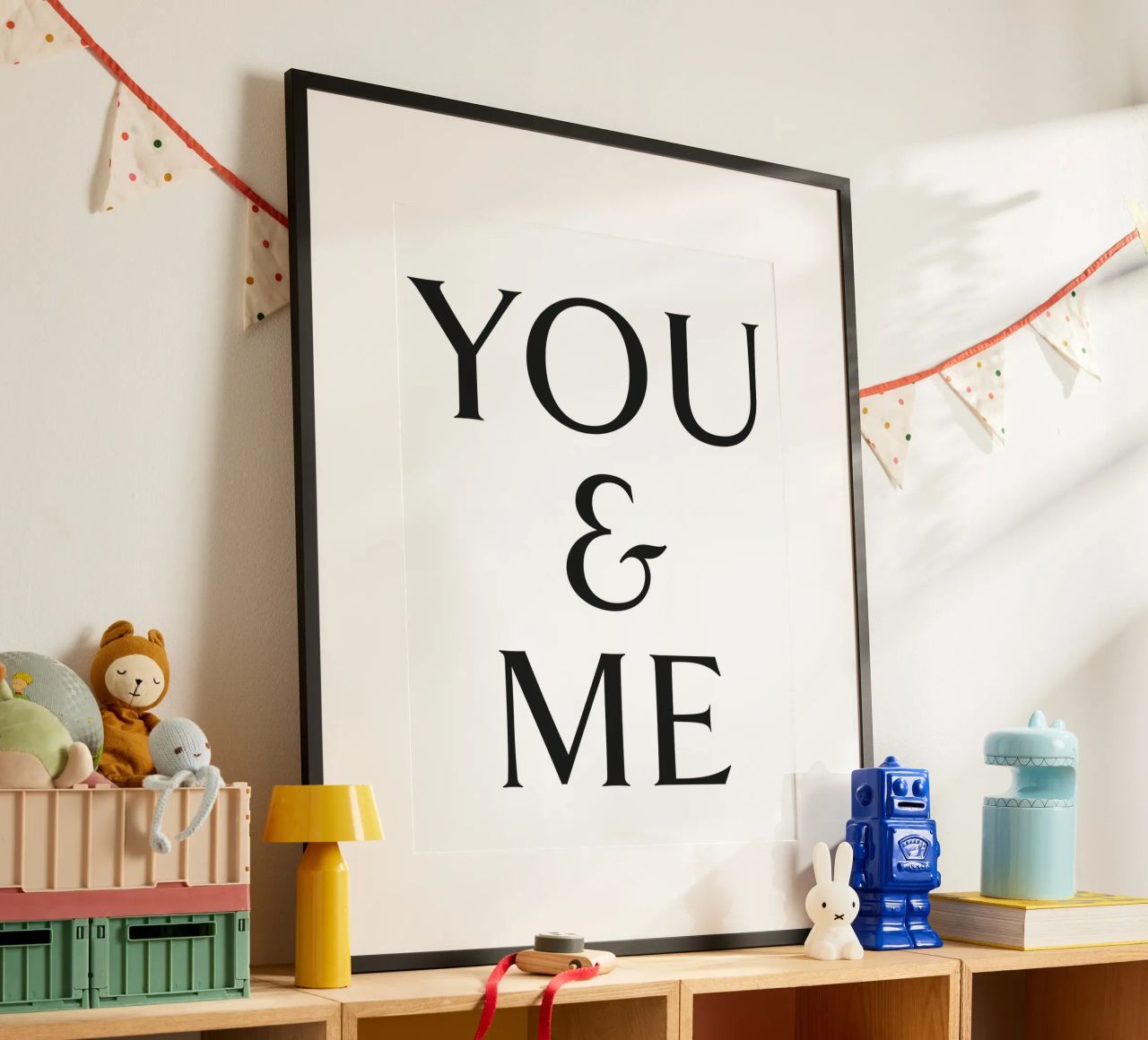 DU & ICH Poster von Katja Stehle Design