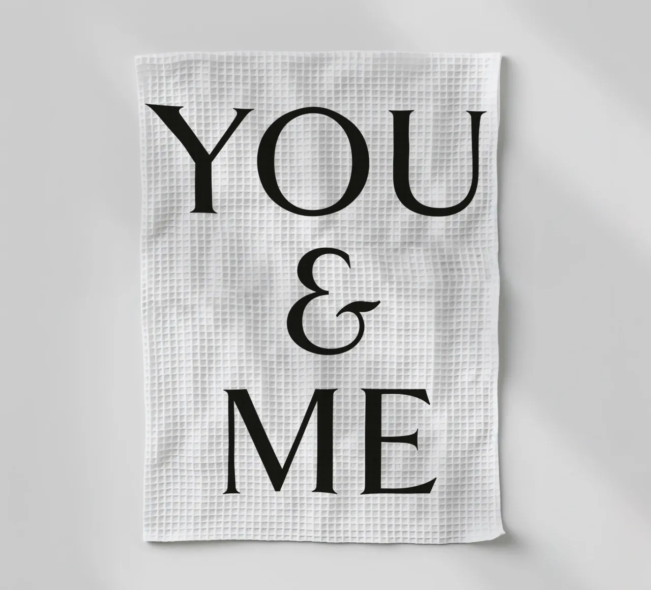 TU E ME canovaccio da cucina da Katja Stehle Design