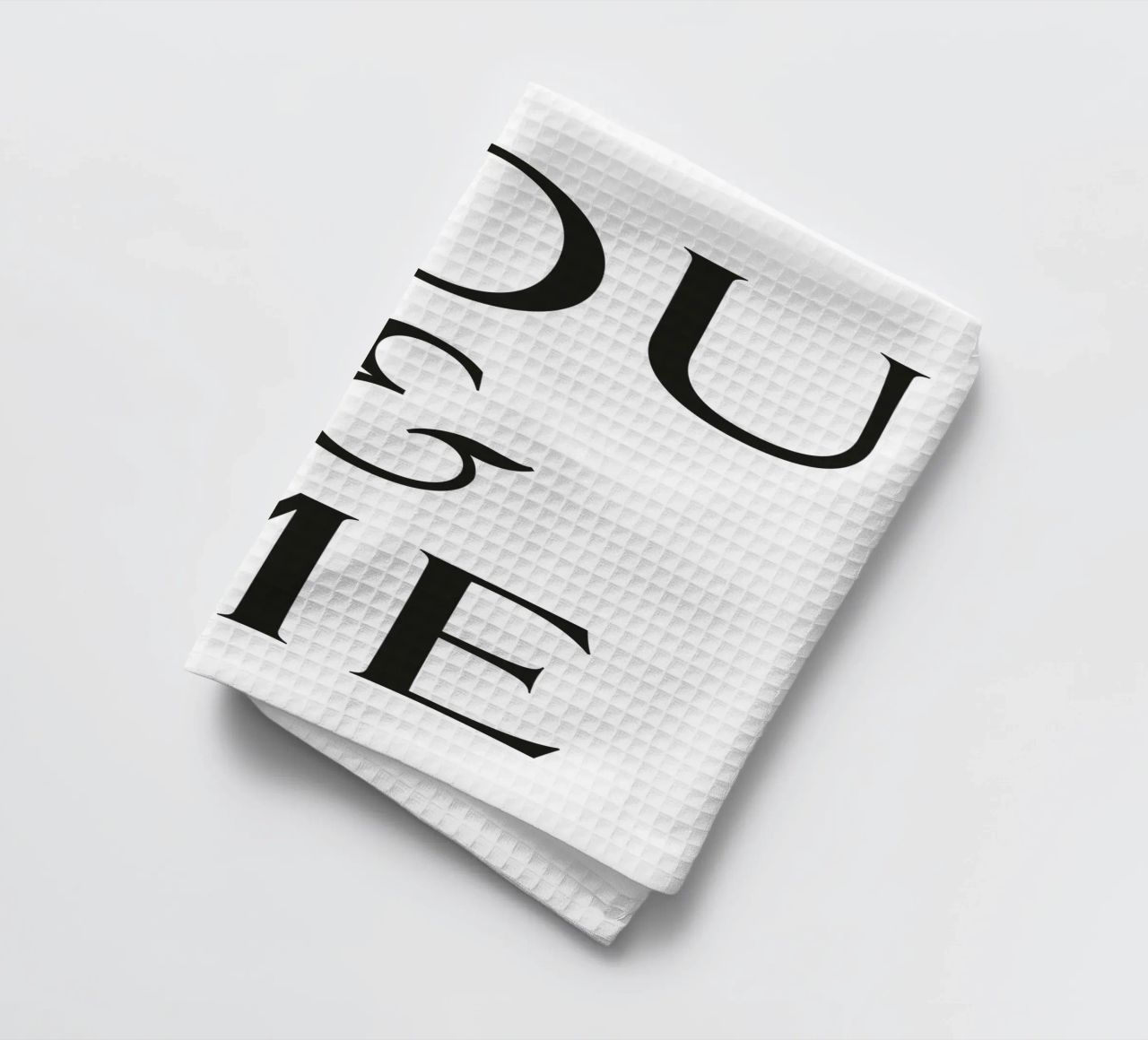 DU & ICH Geschirrtuch von Katja Stehle Design