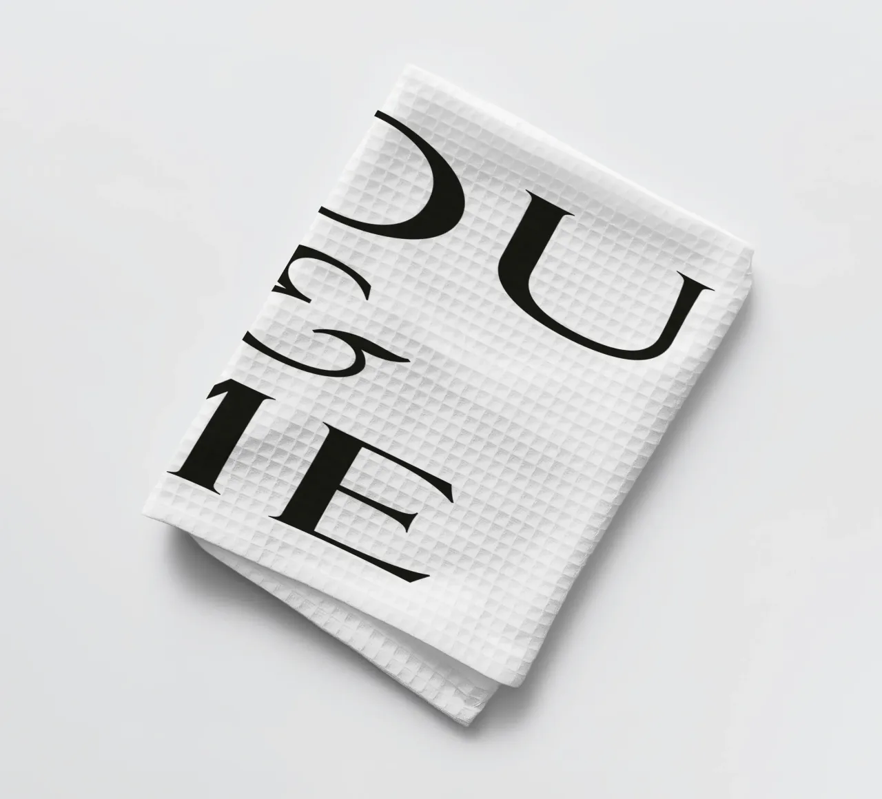 DU & ICH Geschirrtuch von Katja Stehle Design