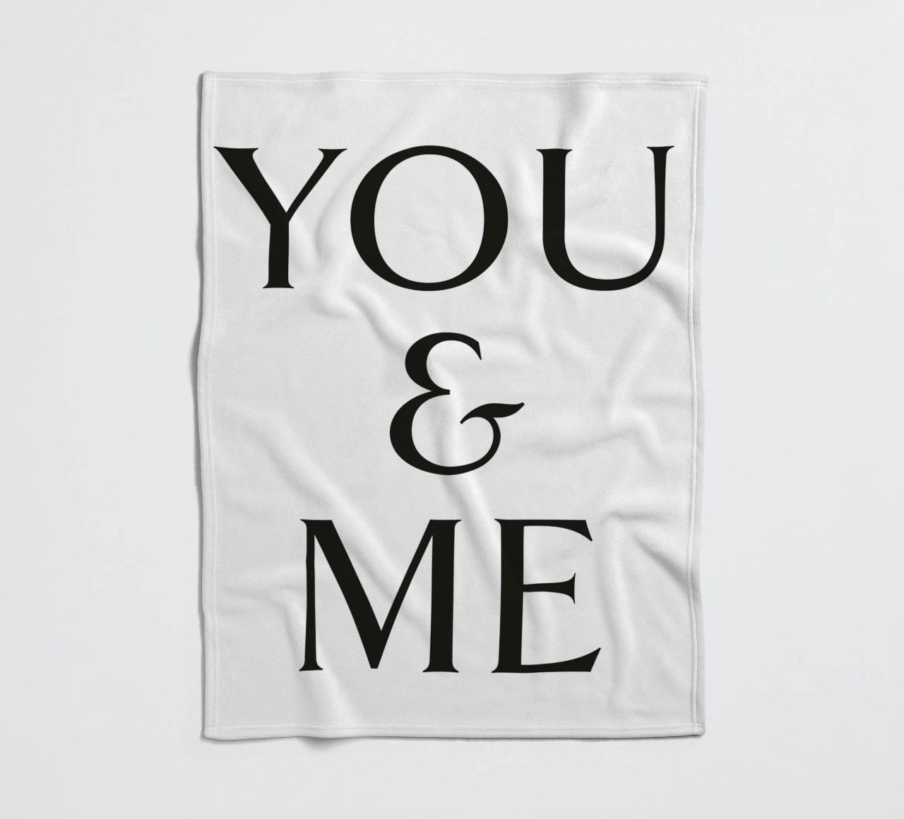 DU & ICH Fleecedecke von Katja Stehle Design