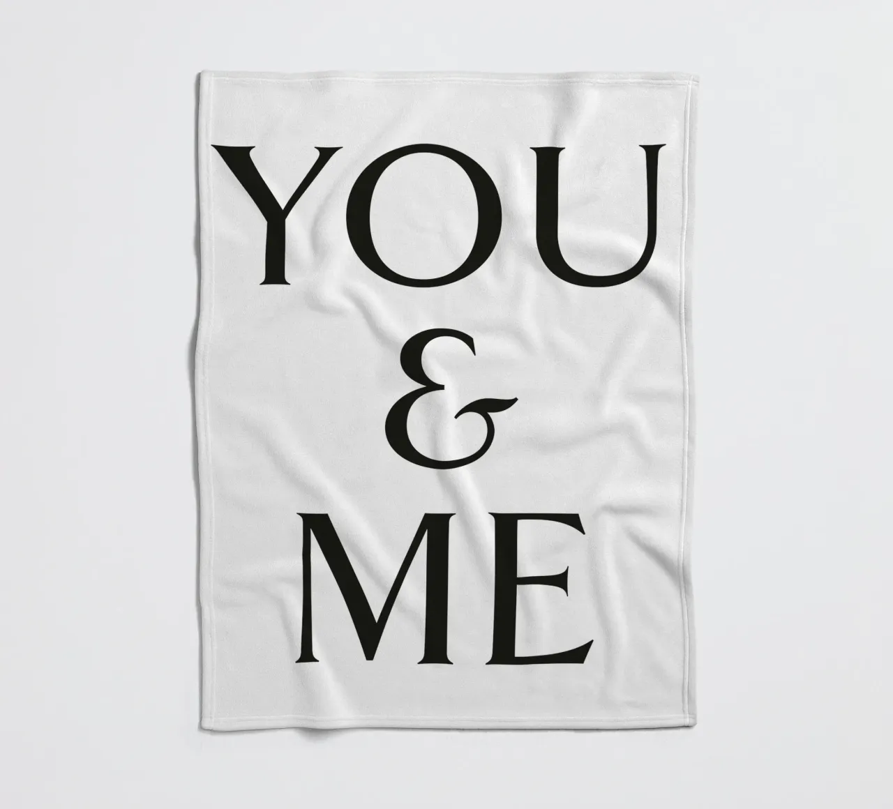 DU & ICH Fleecedecke von Katja Stehle Design