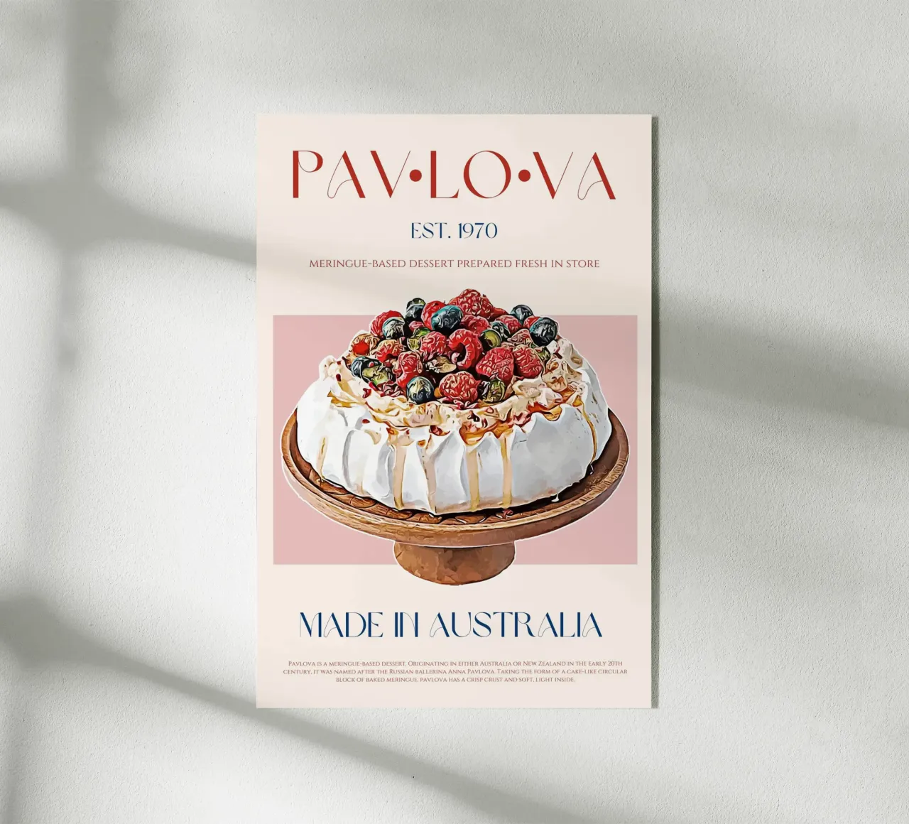 Pavlova Print metacrilato de KOKRPrints