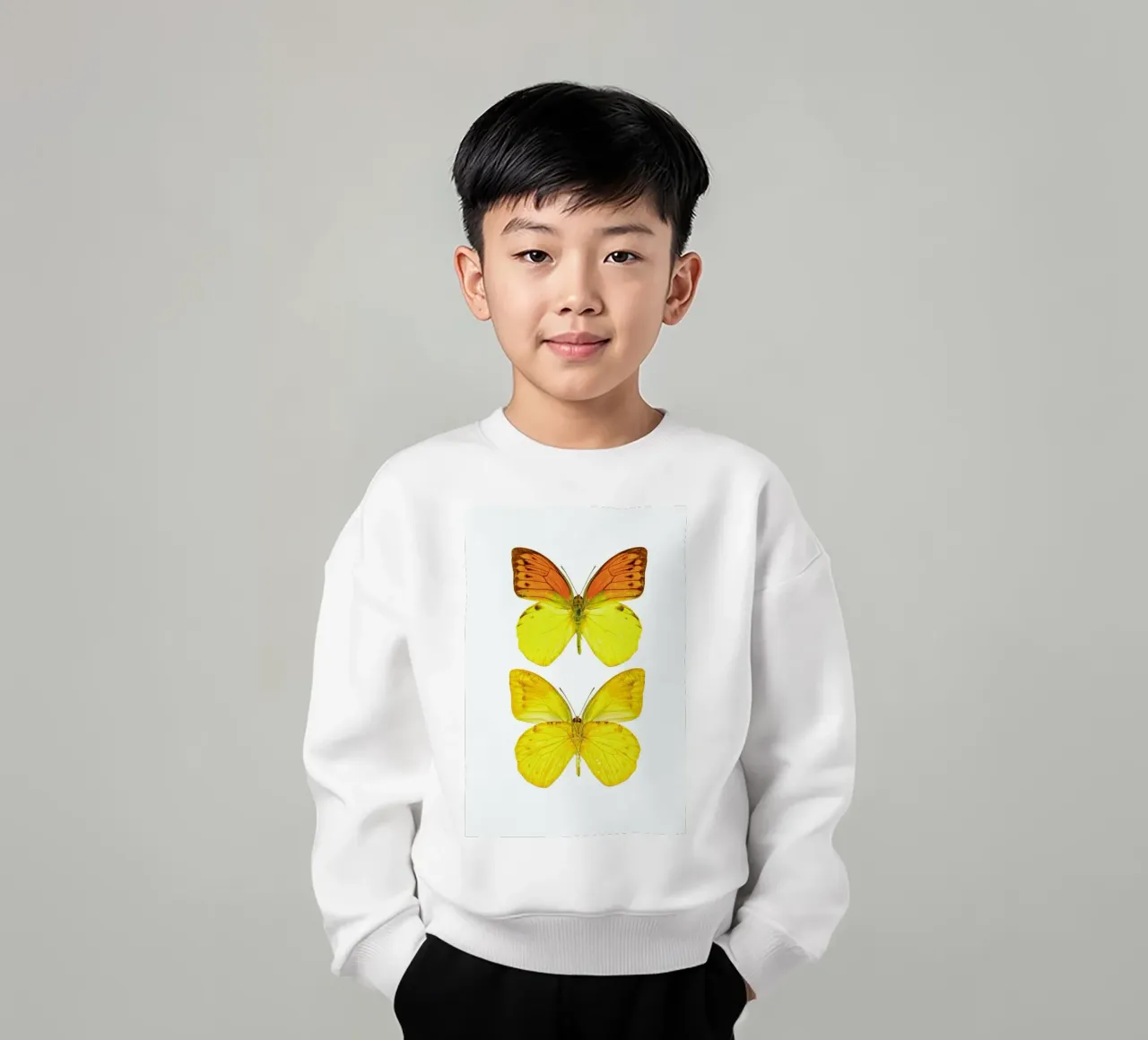 Butterfly 7 felpa bambino da Curious Collections by Marielle Leenders