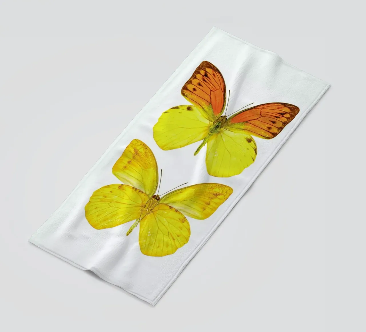Butterfly 7 beach towel by Curious Collections by Marielle Leenders