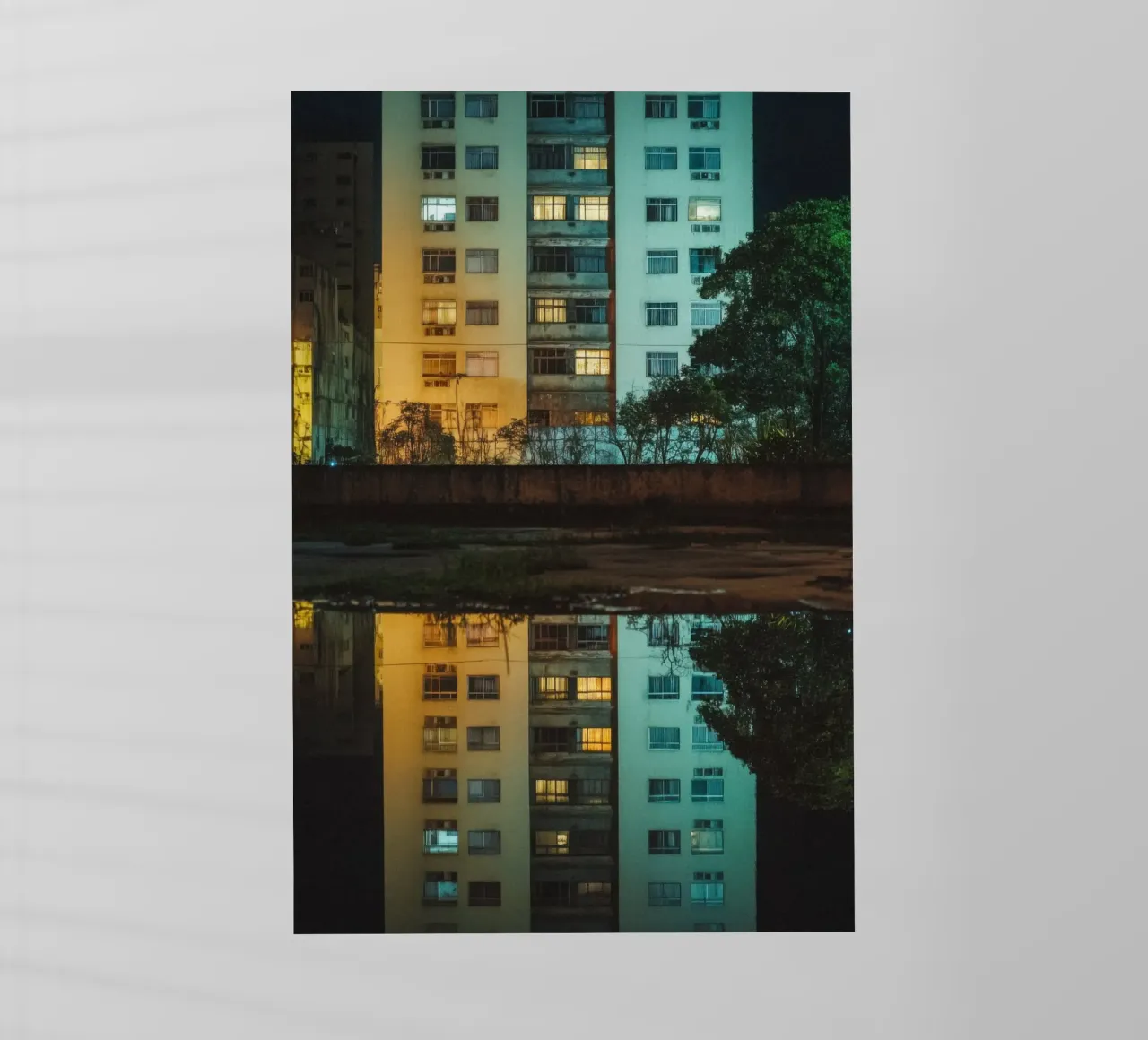 Rio de Janeiro e i suoi riflessi urbani pellicola backlit da By Night