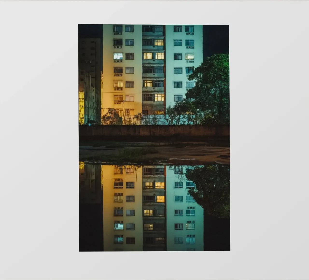 Rio de Janeiro e i suoi riflessi urbani pellicola backlit da By Night