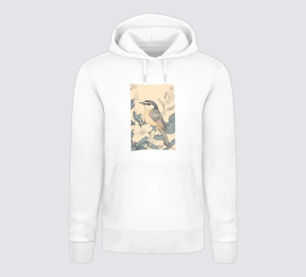 Uccelli nella giungla felpa con cappuccio da Melloi Art Print