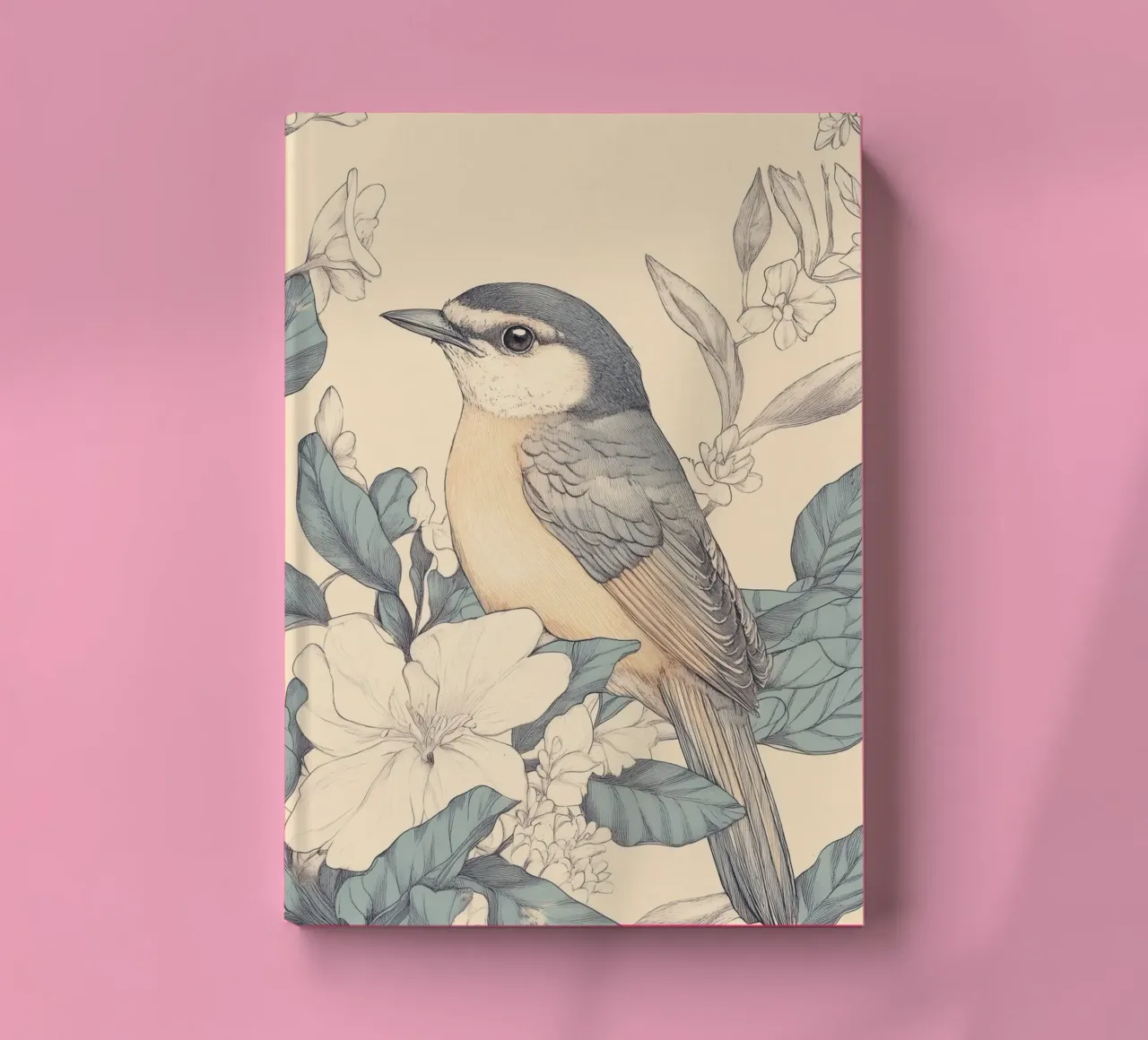 Bird in the Jungle notebook by Melloi Art Print