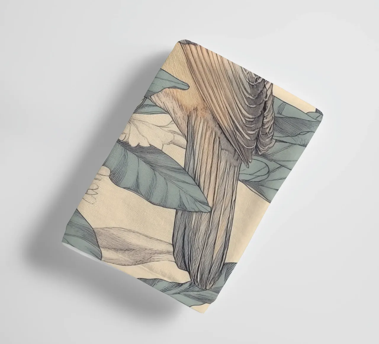 Uccelli nella giungla asciugamano da bagno da Melloi Art Print