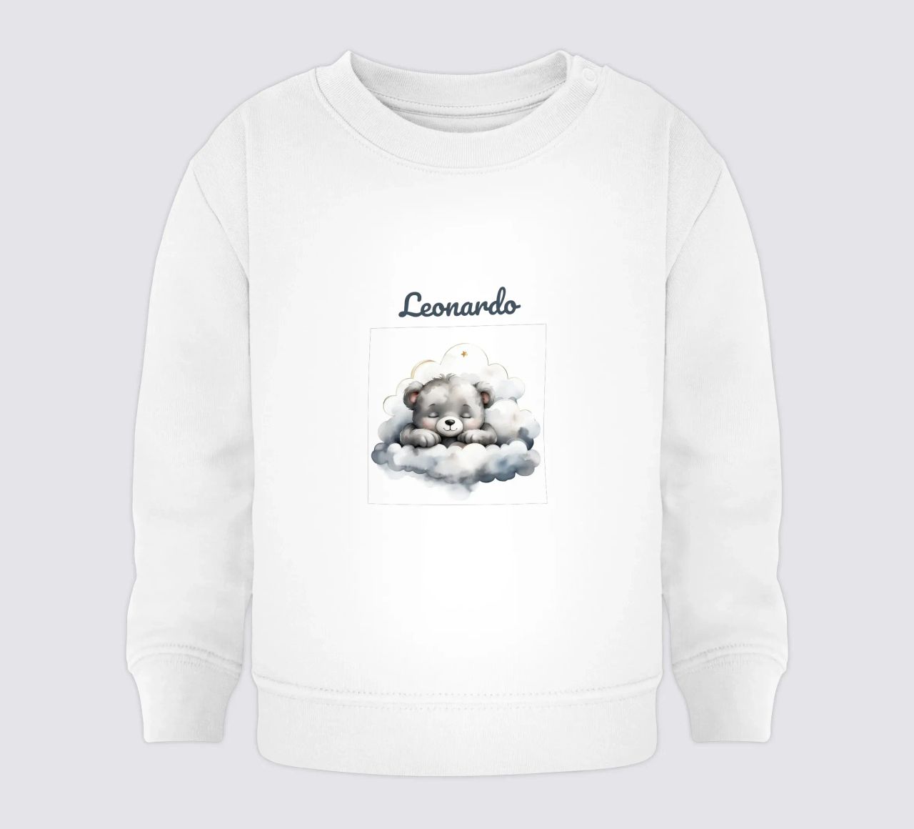 Orso addormentato felpa neonato da Indigo Rain