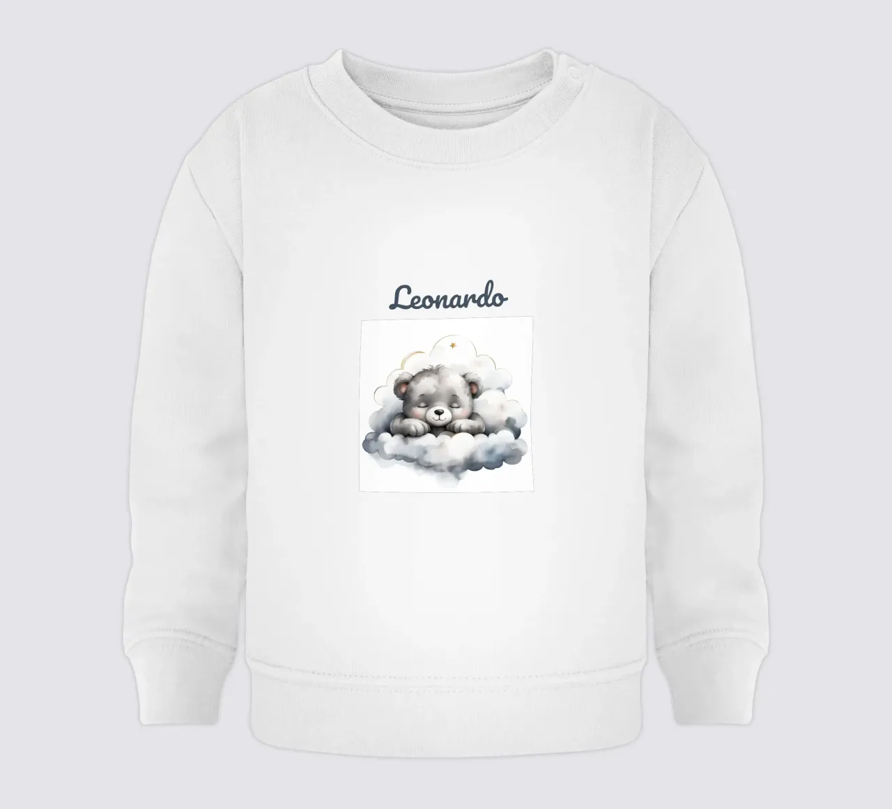 Orso addormentato felpa neonato da Indigo Rain