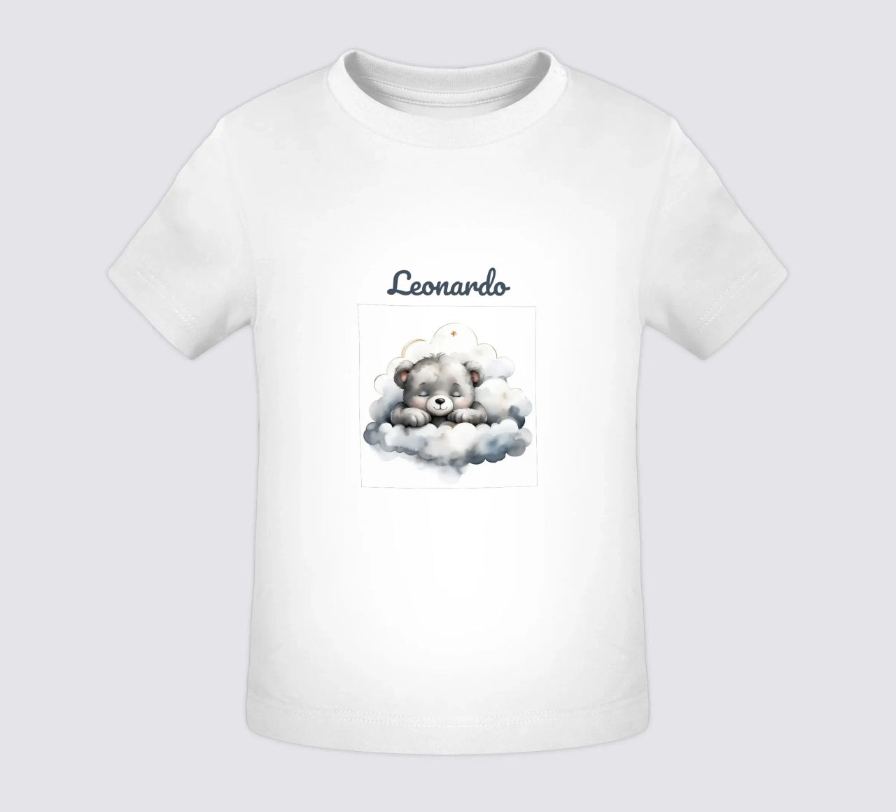 Orso addormentato maglietta neonato da Indigo Rain