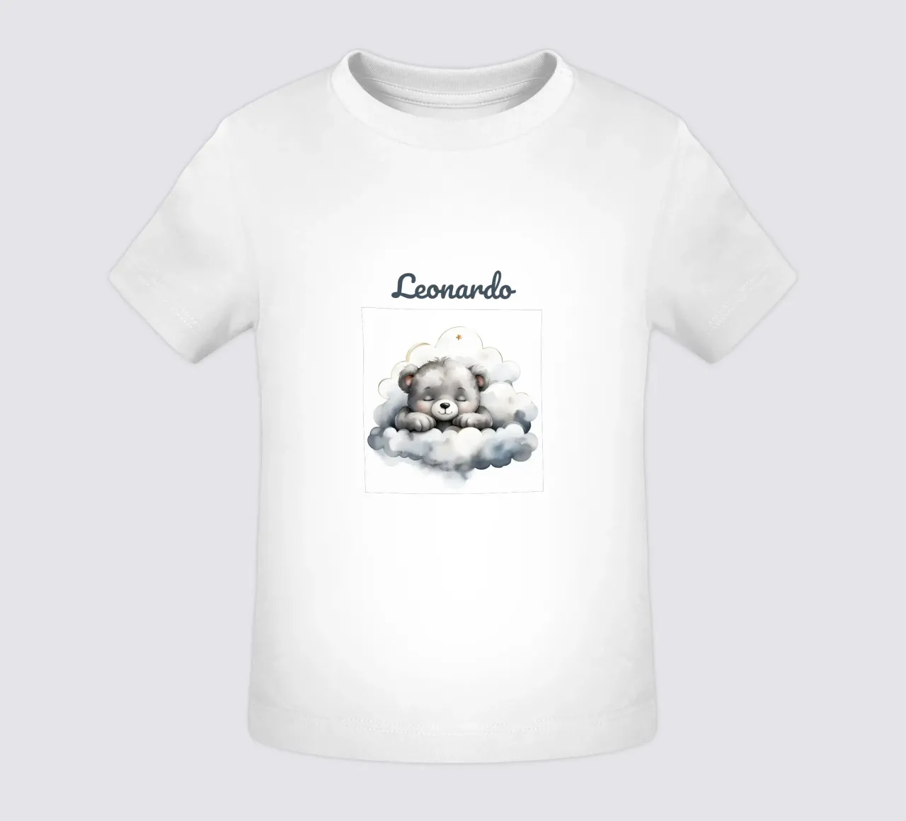 Orso addormentato maglietta neonato da Indigo Rain
