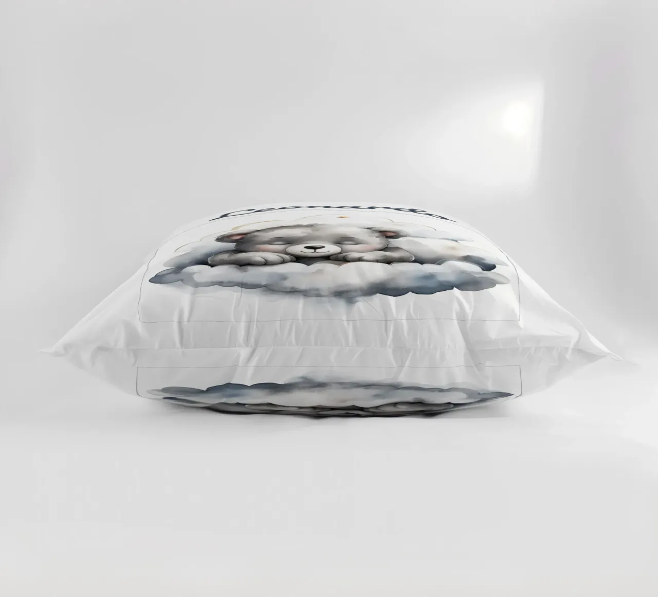 Orso addormentato cuscino da Indigo Rain