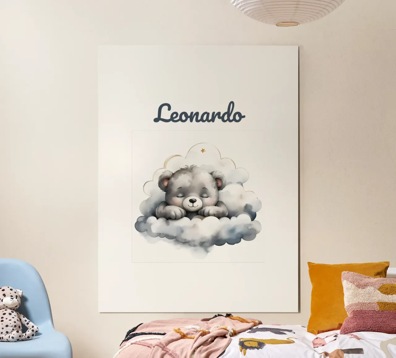 Orso addormentato carta hahnemühle da Indigo Rain