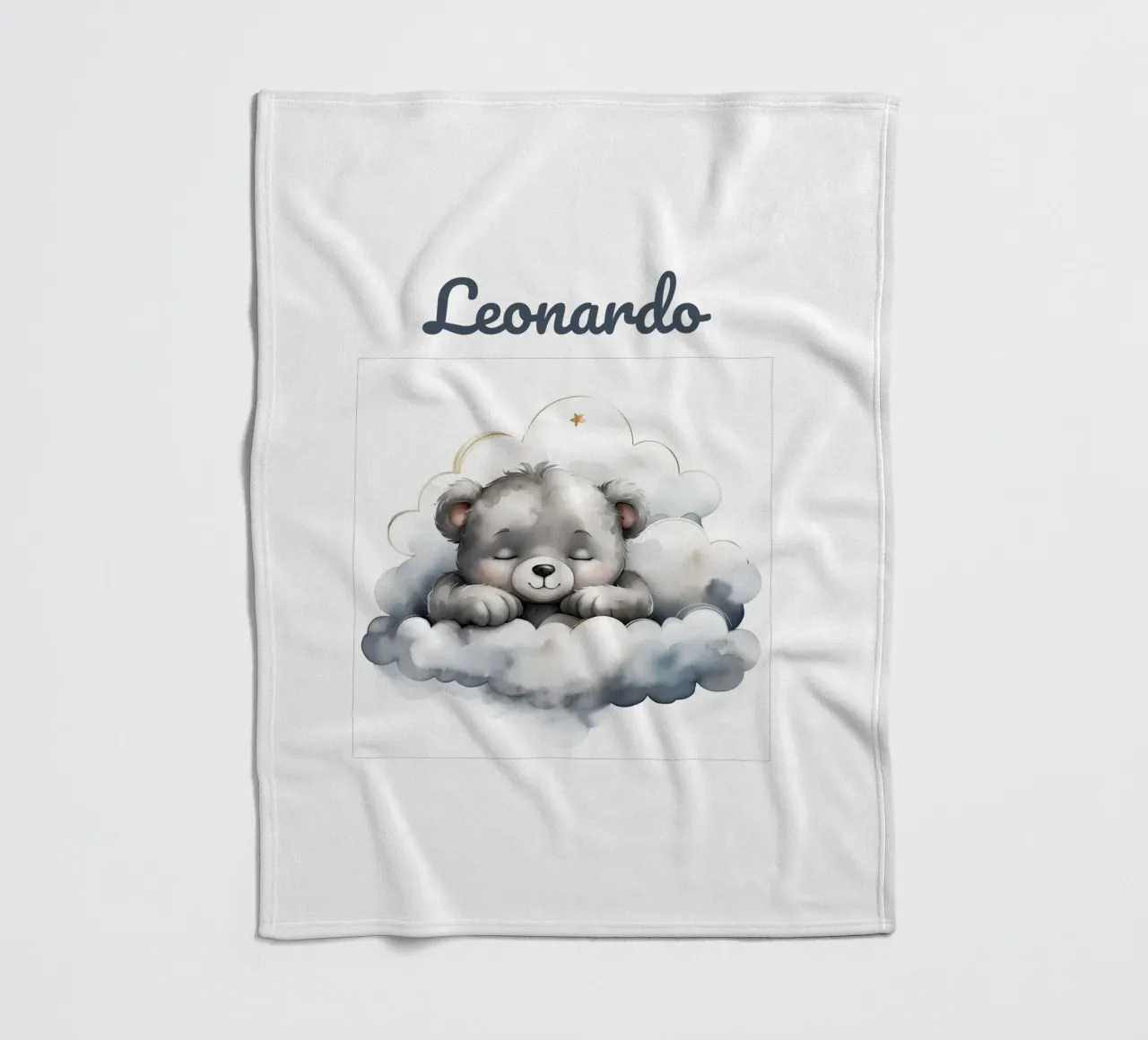 Orso addormentato coperta in pile da Indigo Rain