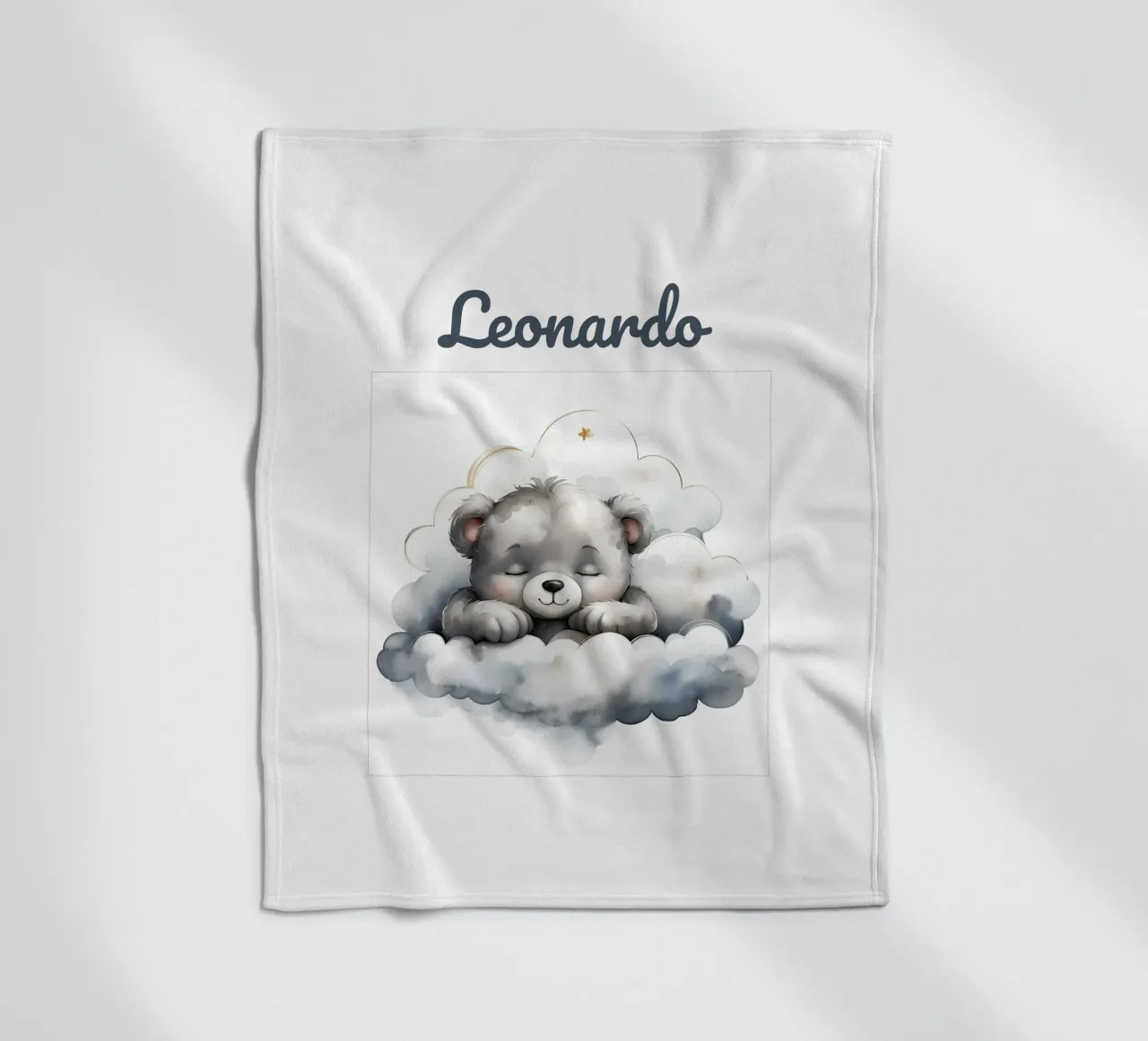 Orso addormentato coperta in pile da Indigo Rain