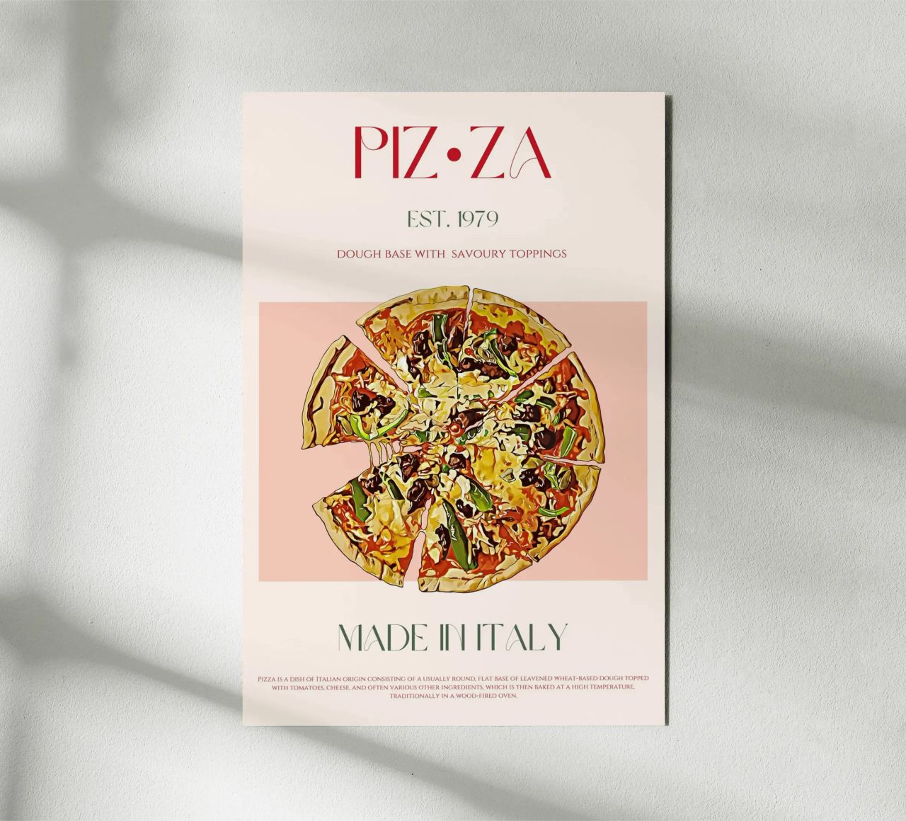 Pizza Print alluminio dibond da KOKRPrints