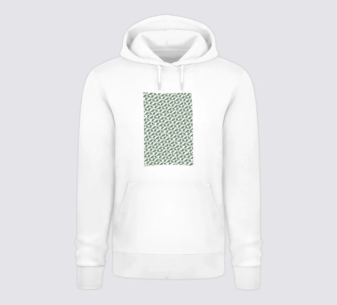 Retro Birds felpa con cappuccio da Pom Graphic Design