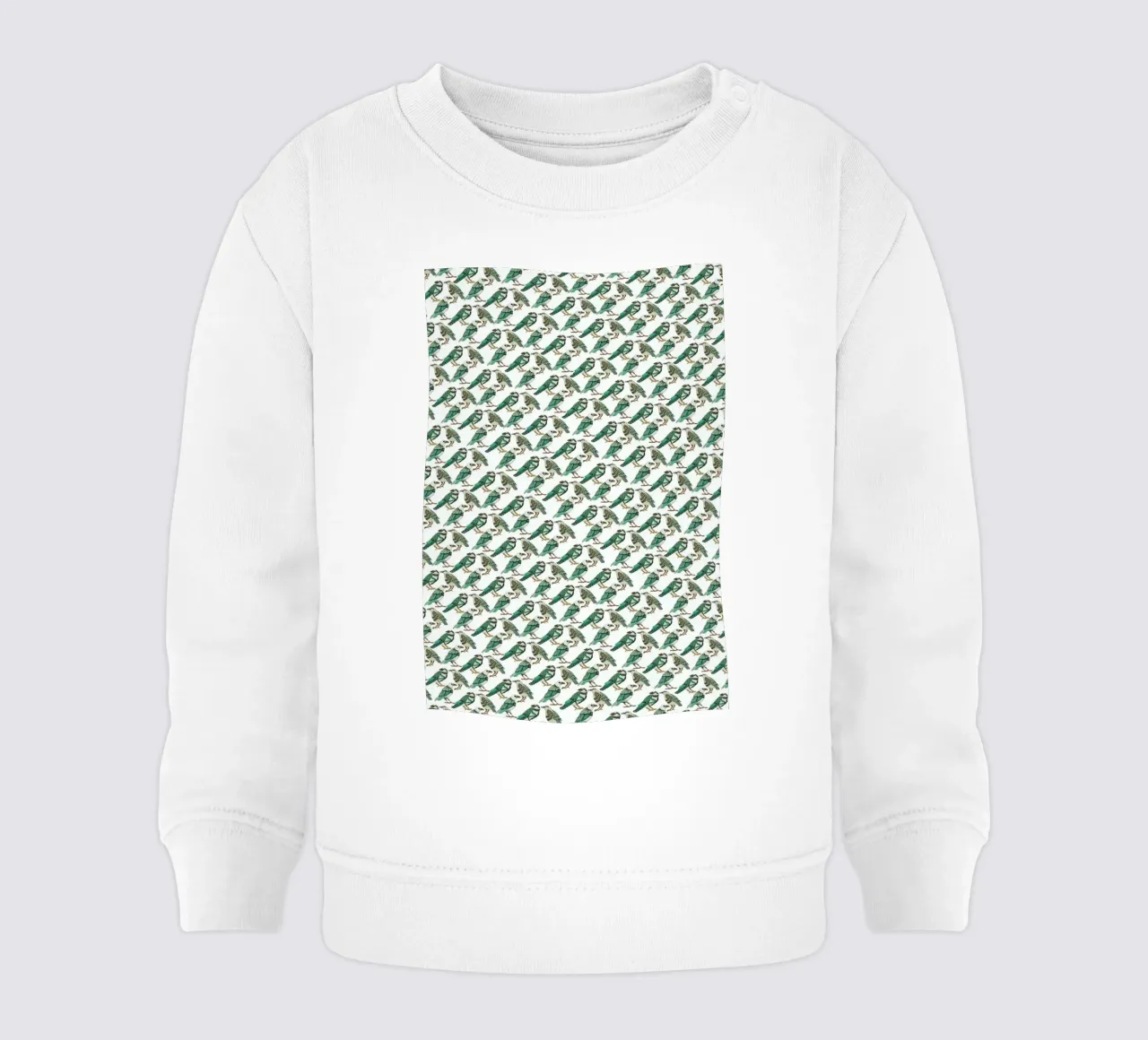 Retro Birds felpa neonato da Pom Graphic Design