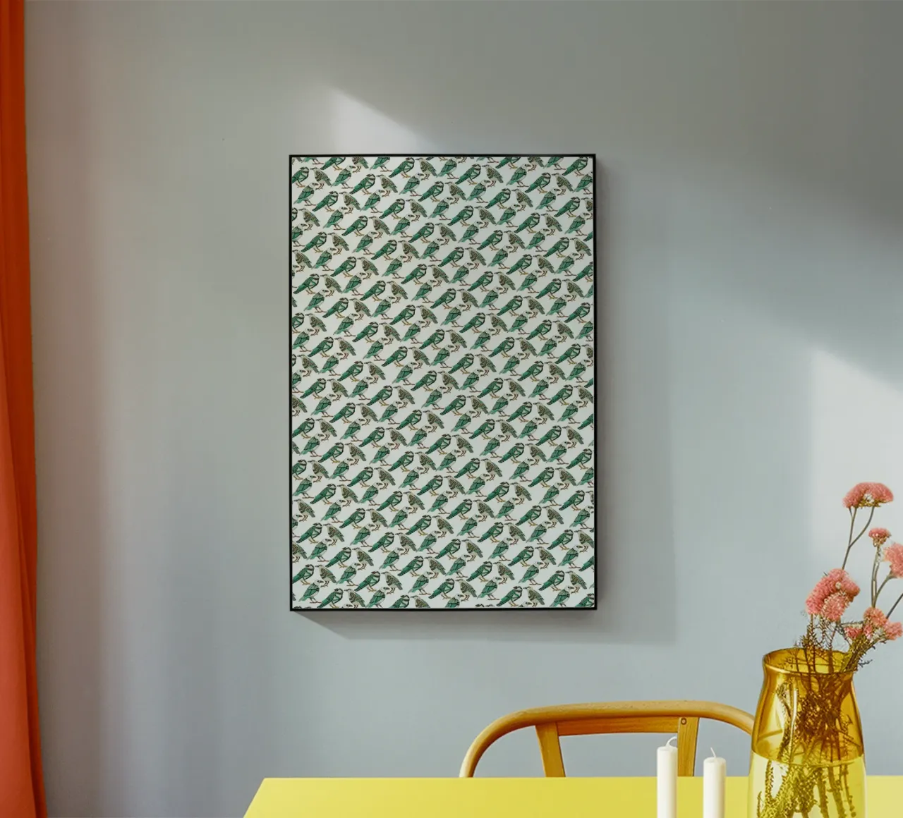 Retro Birds plexiglass da Pom Graphic Design