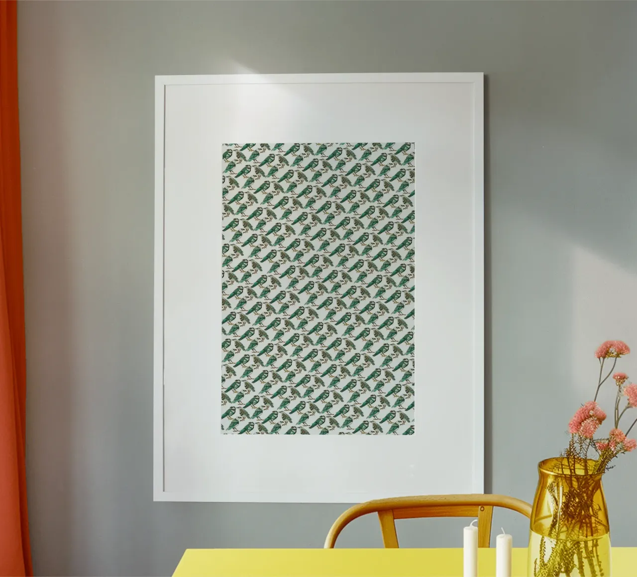 Retro Birds poster da Pom Graphic Design
