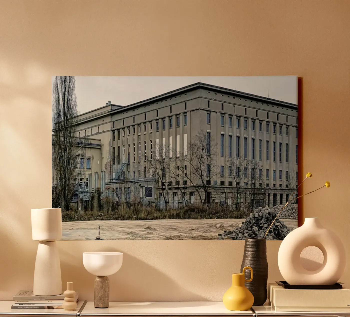 Berghain canvas by Michael Belhadi