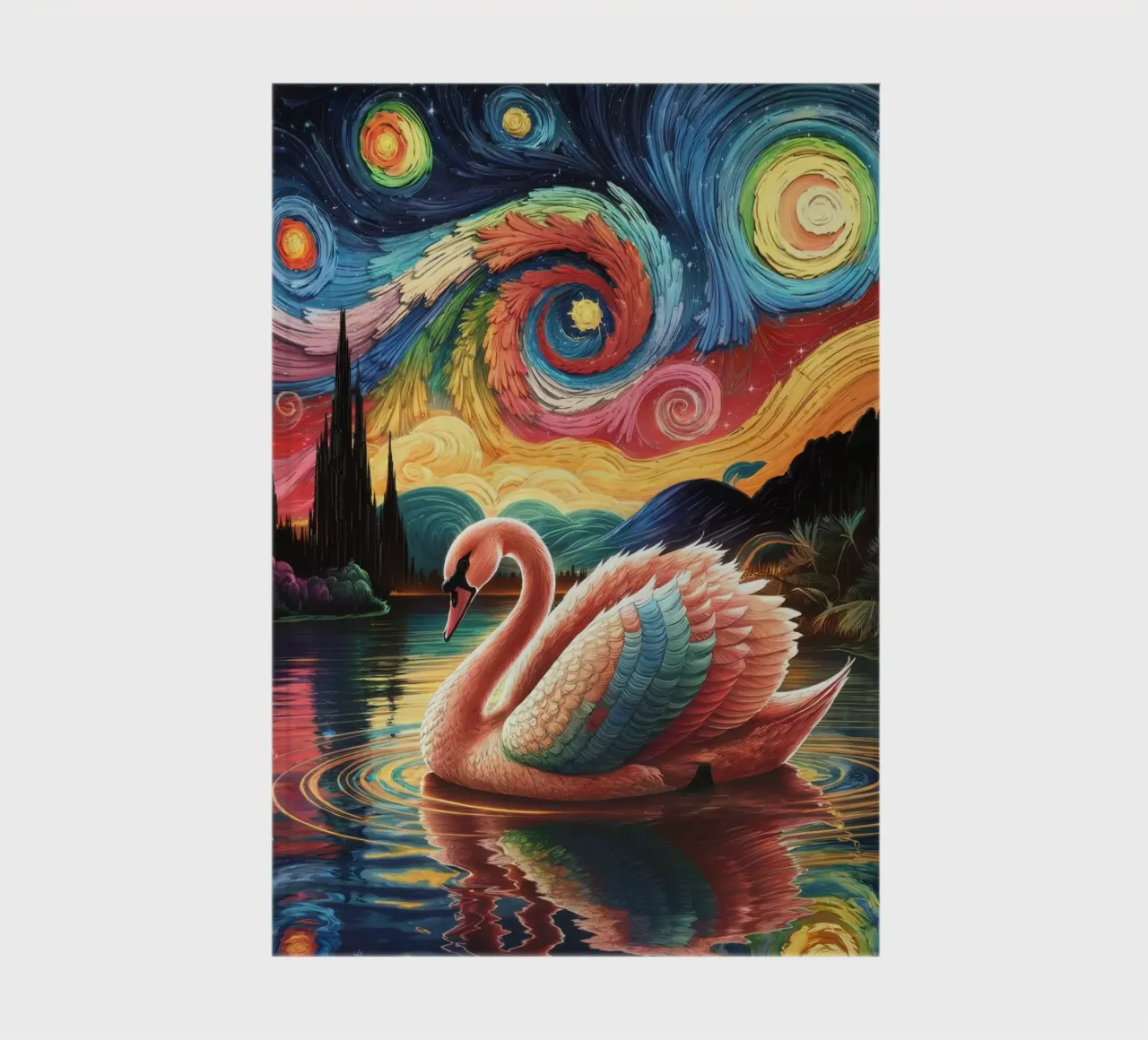 Cigno e notte stellata diario da logic