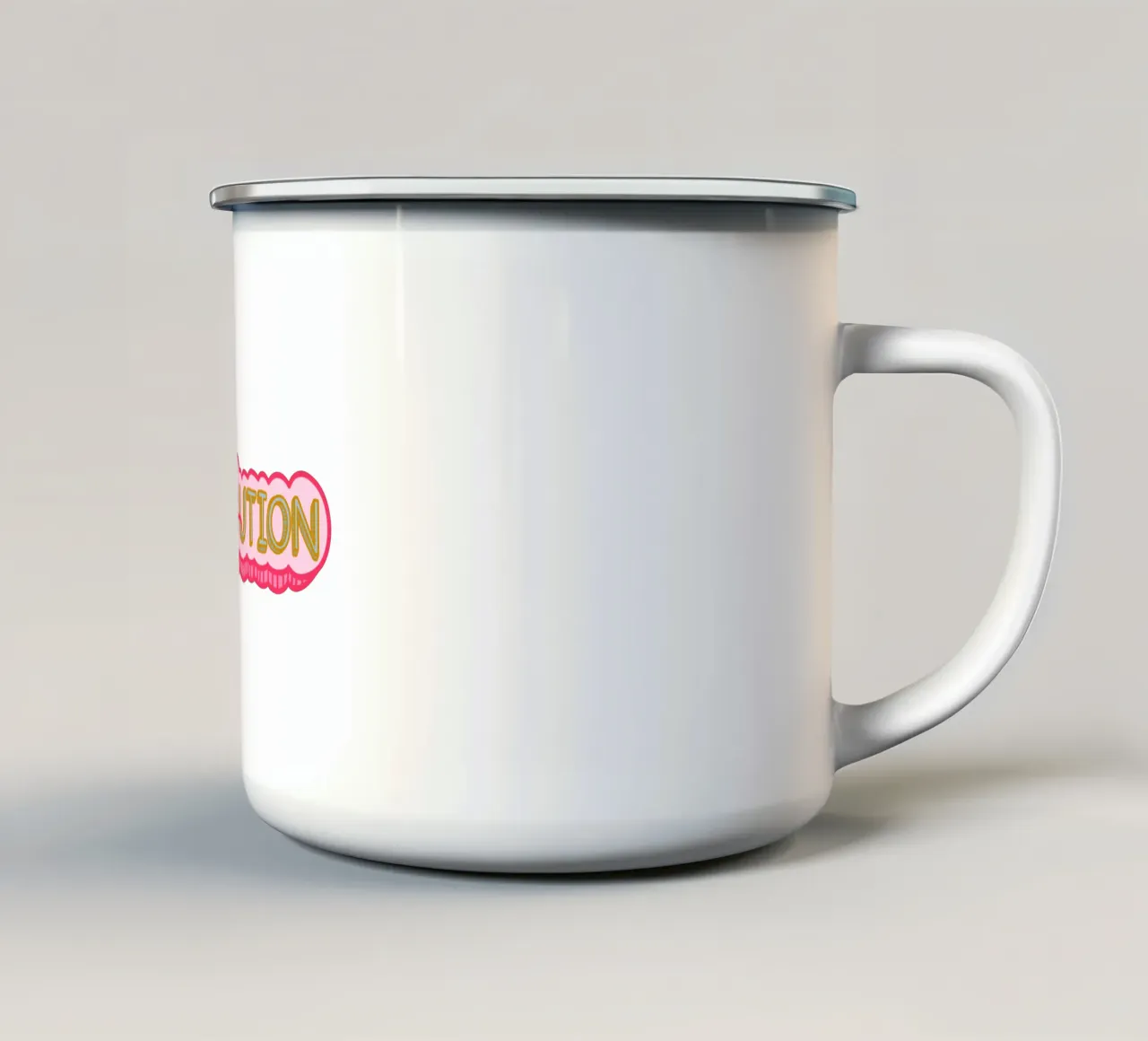 REVOLUTION tazza in smalto da LAUSEMIA DESIGN STUDIO