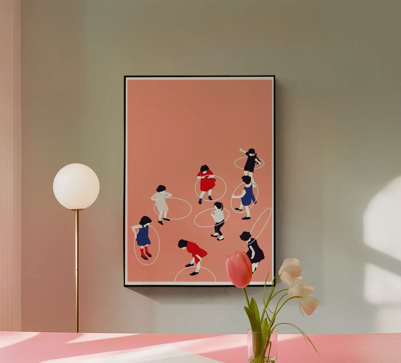 Let´s Play acryl van Margret-aurin