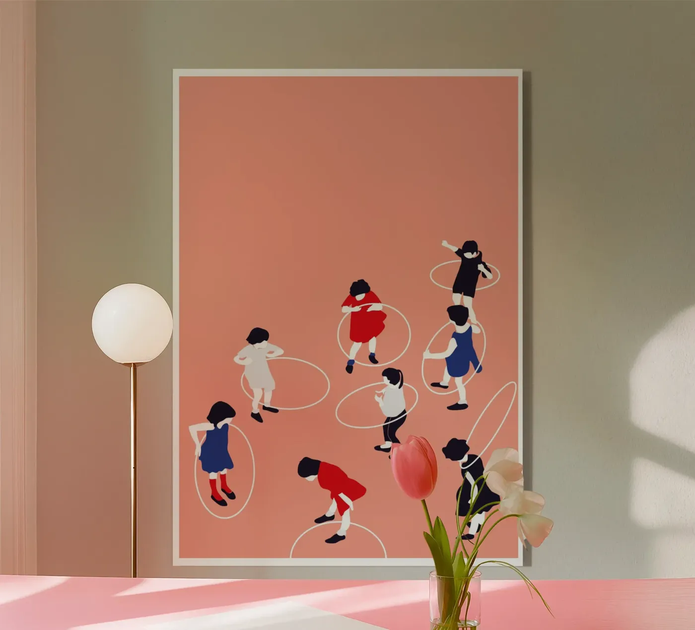 Let´s Play acryl van Margret-aurin