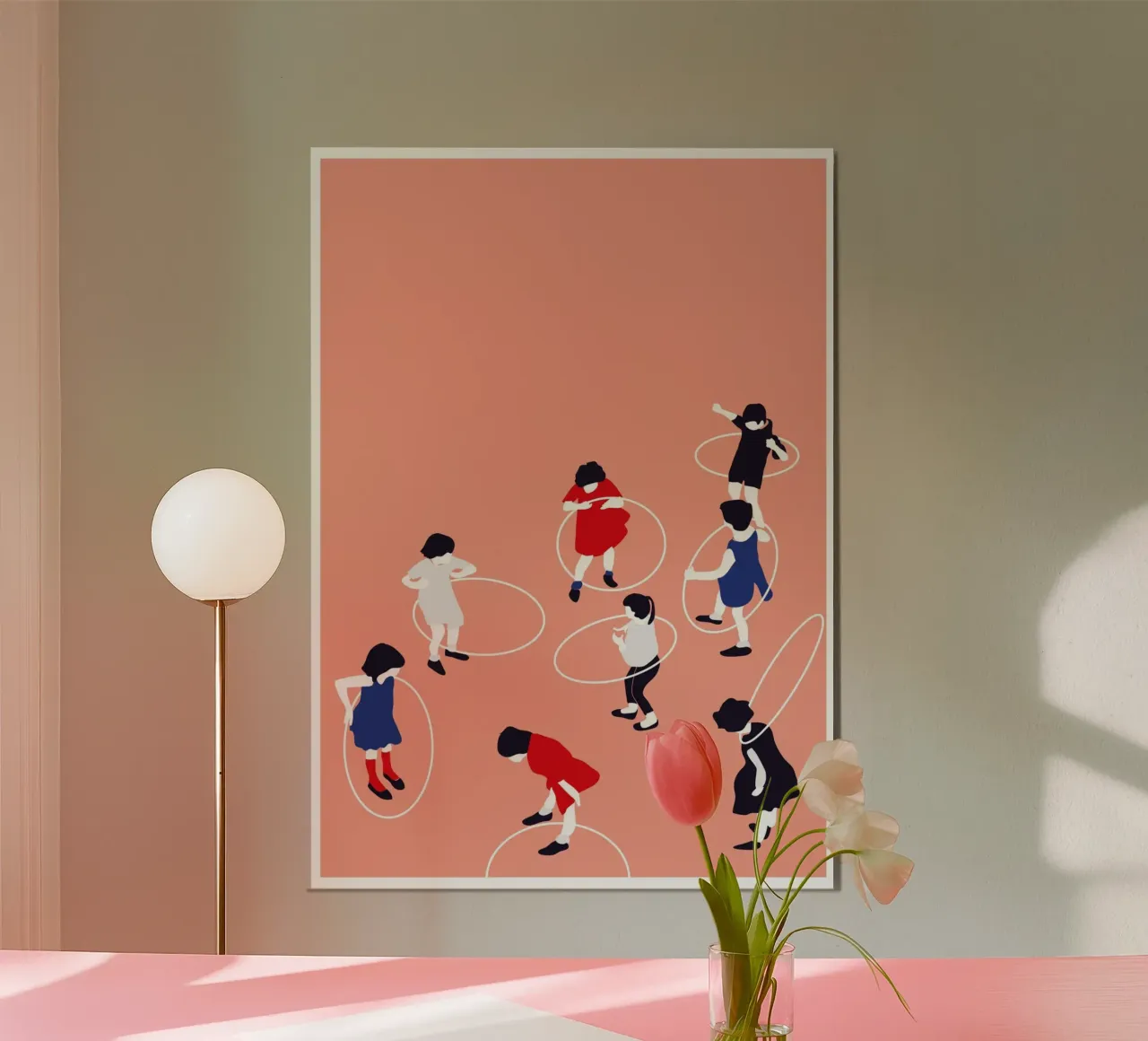 Let´s Play poster van Margret-aurin