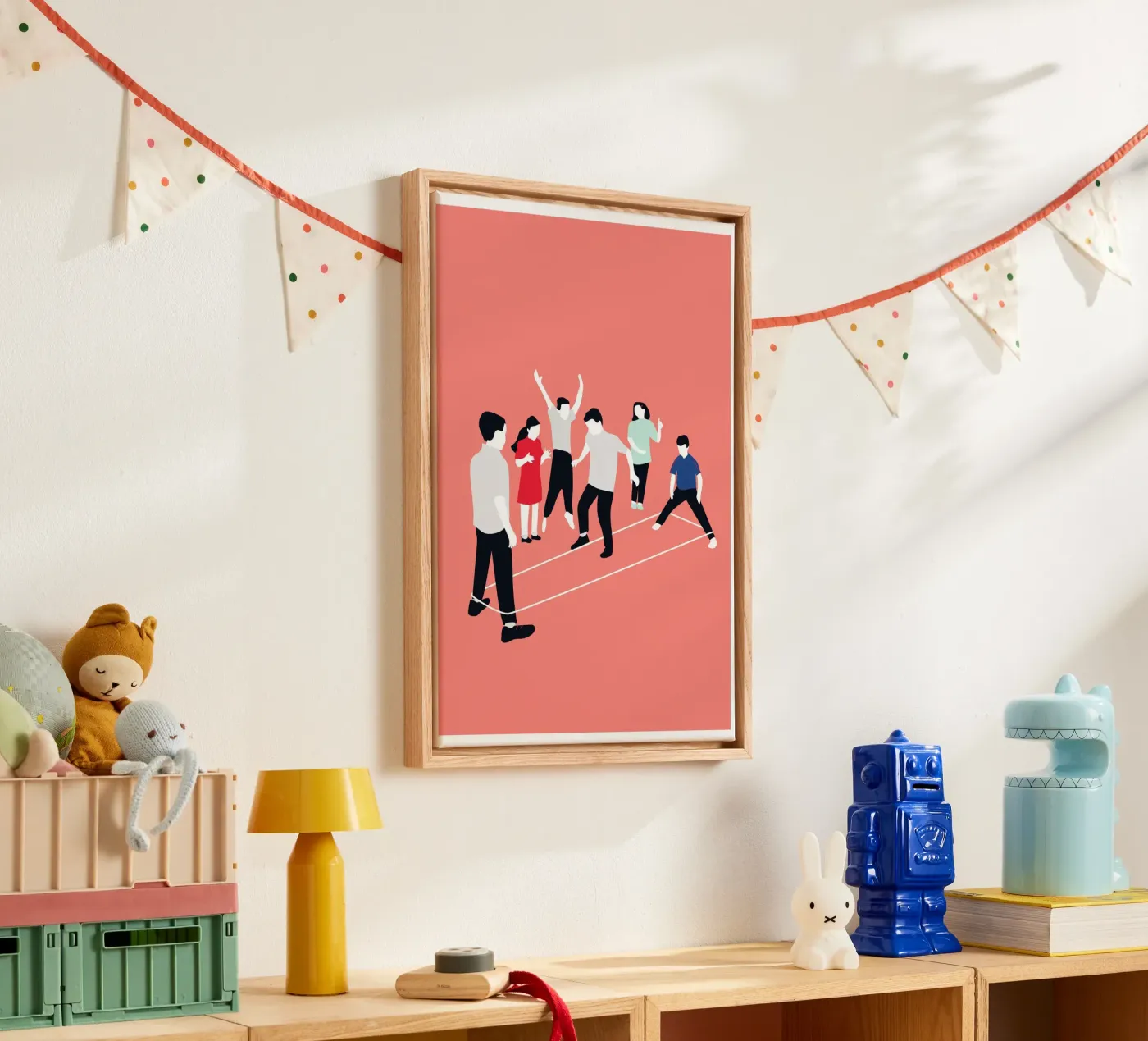 Let´s Jump tela da Margret-aurin